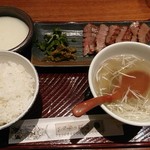 伊達の牛たん本舗 - 数量限定　極厚芯たん定食+とろろ