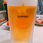 焼肉 やまだ - サッポロ生ビール 530円→260円