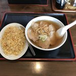 香華園 - ラーメンセット（チャーシュー増し）1,150円