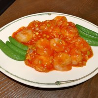中国飯店 紫玉蘭 - エビのチリソース