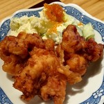 旬菜・旬魚 なかむら - 唐揚げ、とびこ添えポテトサラダ