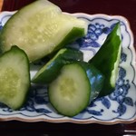 旬菜・旬魚 なかむら - 胡瓜の浅漬け