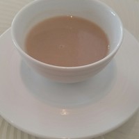 Bistro東進堂 - ランチ　そば粉のスープ