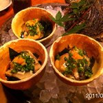 魚 しんのすけ - 岩牡蠣の酢の物