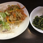 ゑびすや - 大根サラダ・惣菜、漬物のビュッフェ