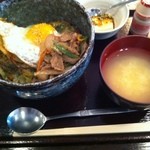 チヂミ丼＋プルコギ