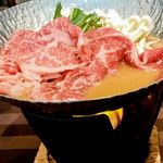 Shimmaiko Gaden Hoteru - 小鍋：和牛すき焼き