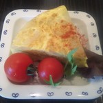 カフェ マリポーサ - スペイン風オムレツ 250円