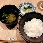 割烹 米三つ - 御飯