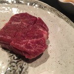 くいもん屋 呵♂ - 近江牛のステーキ 150g