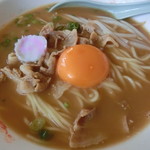 ラーメン　○天 - 徳島らーめんたまご入り550円