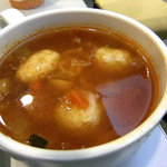 コンフォートホテル - 朝食の「ミネストローネ風スープ」