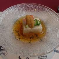 マラルンガ鉄板焼 - 山芋を使った養老豆腐