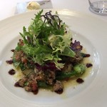 レストラン シャルム - ホタルイカとグリーンアスパラガス　クスクスのタブレ風サラダ仕立て