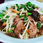 珉亭 - レバニラ炒め￥800&ライス中￥200