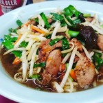 珉亭 - レバニラ炒め￥800&ライス中￥200