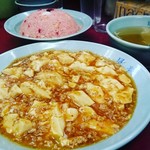 珉亭 - 麻婆豆腐￥800&玉子チャーハン￥850