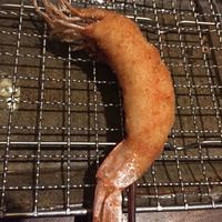 串揚げキッチン だん 十三店 - 天使の海老  塩で