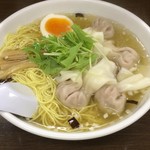 麺８－３４ - 鶏清湯しおワンタン