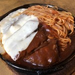 えんとつ - ナポリタン-ハンバーグのせ_裏