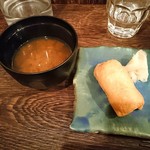 酒場それがし - 赤だししじみ汁＆おいなりさん