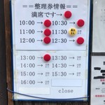 慈げん - 私が整理券貰った(7:00)その後…7:08現在がコチラ(￣▽￣;)
      8分後…凄い…埋まり具合