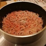 駿河湾 海鮮うまいもんや甚兵衛 - 桜えびとしらすの釜飯