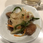 元祖立ち飲み屋 - 2018/04さんまの南蛮漬け220円