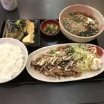 そば重 - 豚しょうが焼き