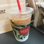 BECK'S COFFEE SHOP - アイスカフェラテMサイズ330円
