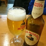 ピッツァ モーレ - 『モレッティー』イタリアのビール