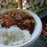 Amerika Kyampu Mura - 自家製カレー完成＼(^o^)／