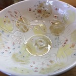 三好うどん - あまりの美味しさに ぶっかけの出汁まで全部飲み干しちゃいましたf^_^;