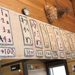 三好うどん - メニュー
