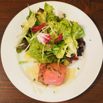 モンテ - ランチコース 1650円 の鶏レバーのパテ ポルト酒風味 はちみつを添えて