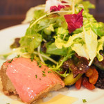 モンテ - ランチコース 1650円 の鶏レバーのパテ ポルト酒風味 はちみつを添えて