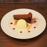 モンテ - ランチコース 1650円 のガトーショコラ