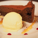 モンテ - ランチコース 1650円 のガトーショコラ