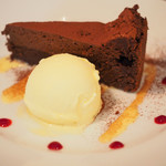 モンテ - ランチコース 1650円 のガトーショコラ
