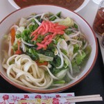 Ｍ - 料理写真:沖縄そば(野菜)500円