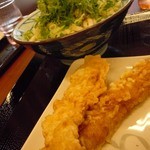 Marugame Seimen - ぶっかけ大（冷や冷や）＋ちくわ天＋かしわ天