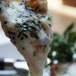 パインテールファーム - 醤油チーズピザアップその４