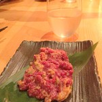 日本酒庵　吟の杜 - さくらのなめろう