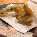 日本酒庵　吟の杜 - 大好きなスナップえんどう