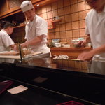 ◆板場の前の席は特等席