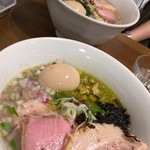 クラム＆ボニート 貝節麺ライク - 特製貝節潮そば×２