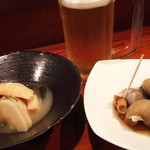 八五郎 - (西田)タケノコ煮と小バイ貝煮