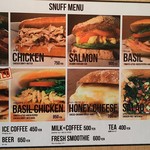 snuff sandwich - メニュー