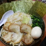 横浜家系ラーメン 魂心家 - スペシャルつけ麺1080円プラス海苔５枚50円