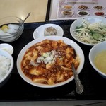 観行雲 - マーボー豆腐定食 600円  2018/05/05